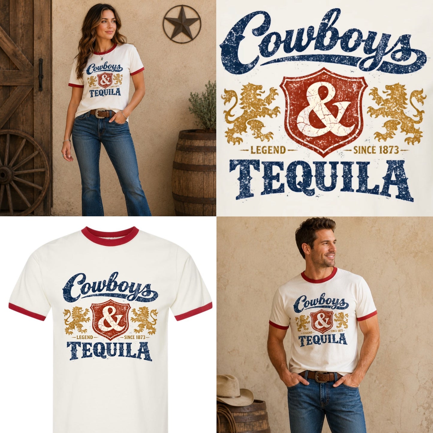 Cowboys & Tequila Tee
