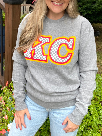 KC Checkered Sweatshirt