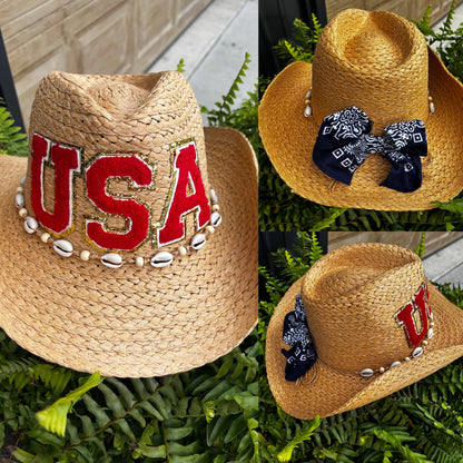 USA Straw Hat