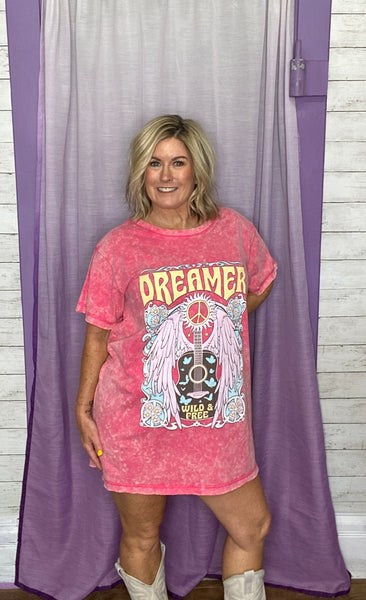 Dreamer World Tour Oversized Tee shirt/Dress