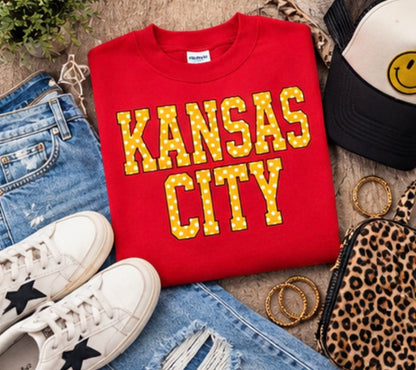 Polka Dot Kansas City Sweatshirt