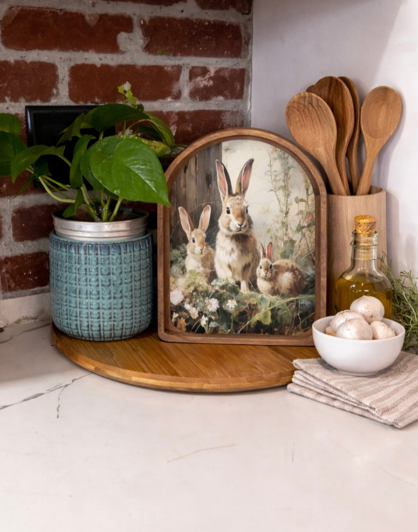 Bunny Trio Framed Art