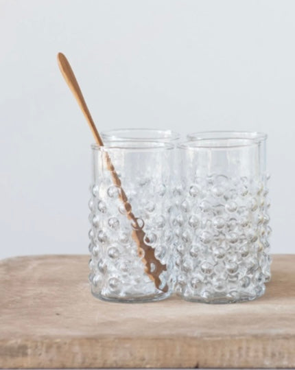Hobnail Drinking Glass