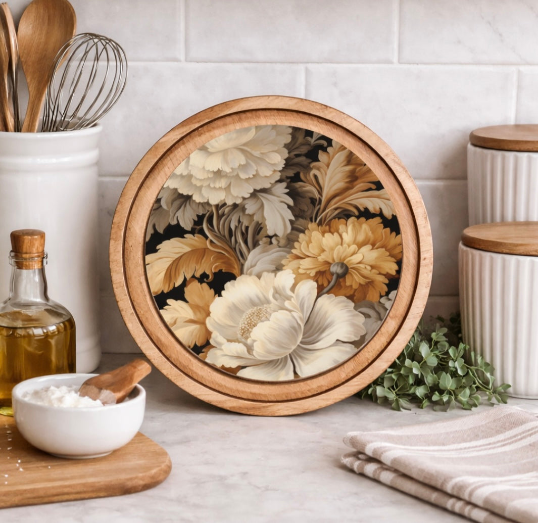 Neutral Floral Decor