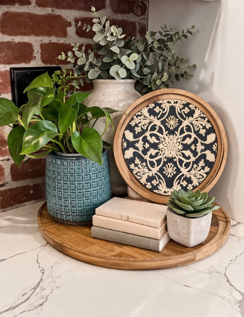 Rococo Navy Decor