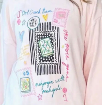 Mahjong Collage Sweatshirt