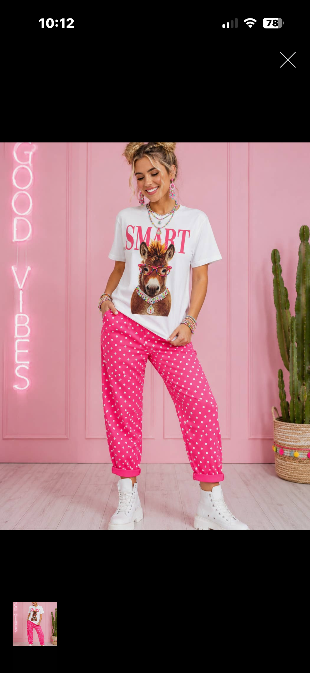 Smart A$$ Donkey Bling Graphic Tee