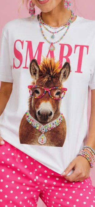 Smart A$$ Donkey Bling Graphic Tee