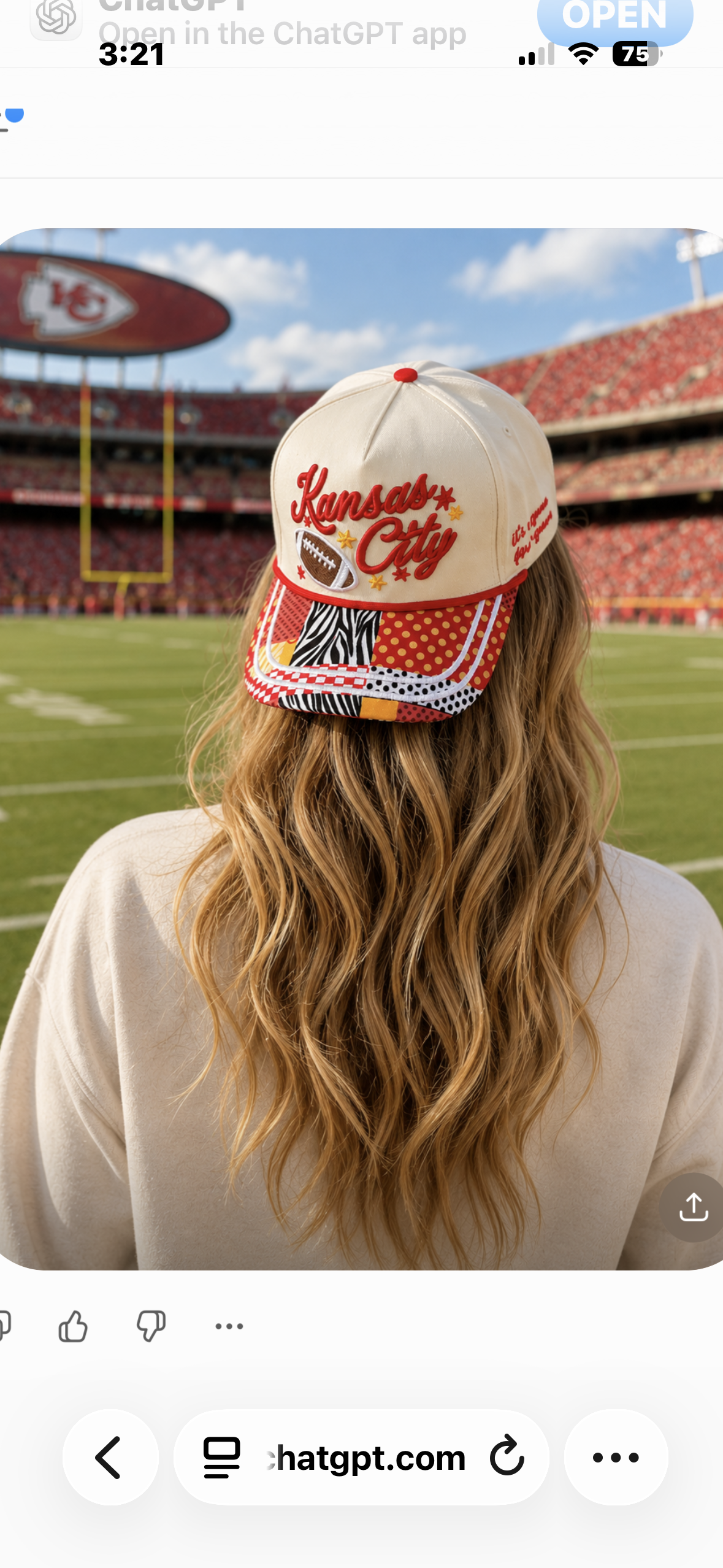 Kansas City Football Patchwork Trucker Hat