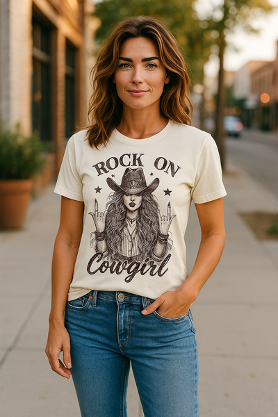 Rock On Cowgirl Tee