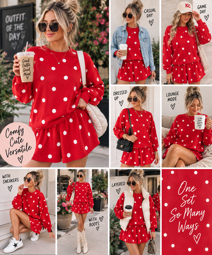 Red Hot Dottie Set
