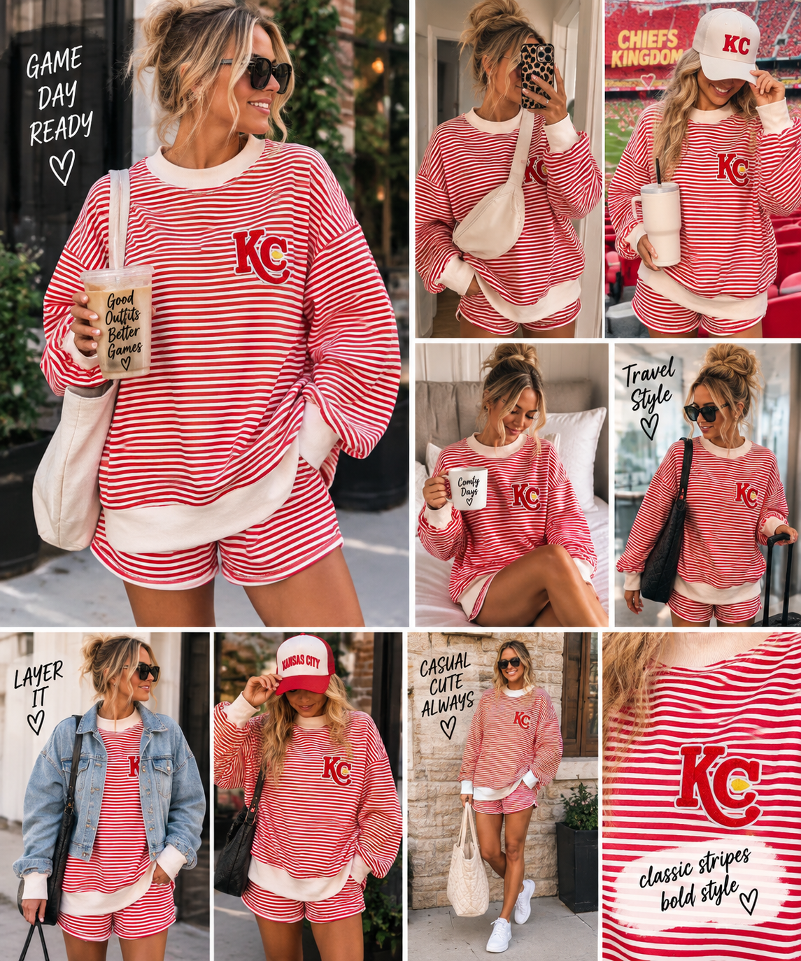 KC Kickoff Stripe Set
