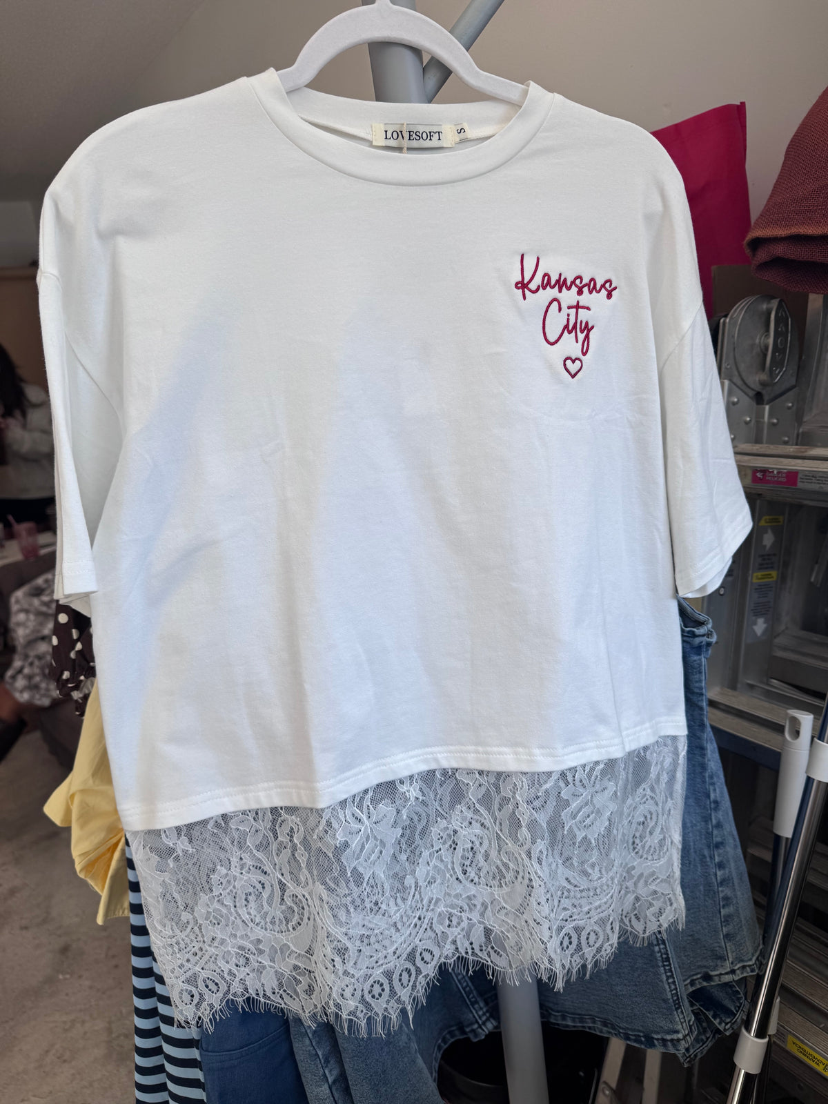 KC Bloom lace top