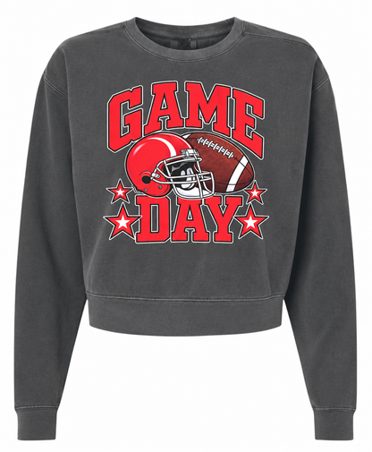 Game Day Glory Crop Sweatshirt
