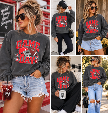 Game Day Glory Crop Sweatshirt