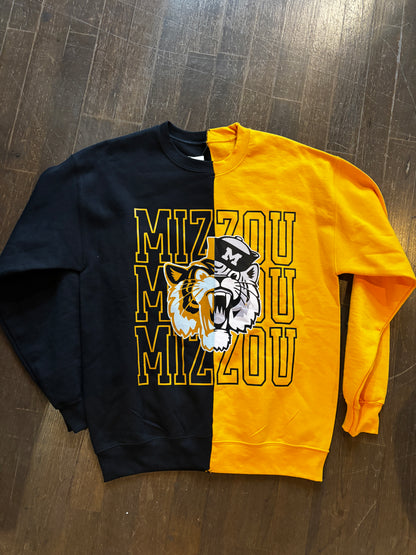 Split Mizzou Sweatshirt