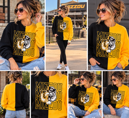 Split Mizzou Sweatshirt