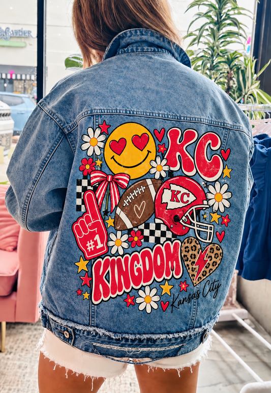The KC Retro Free Spirit Oversized Denim Jacket