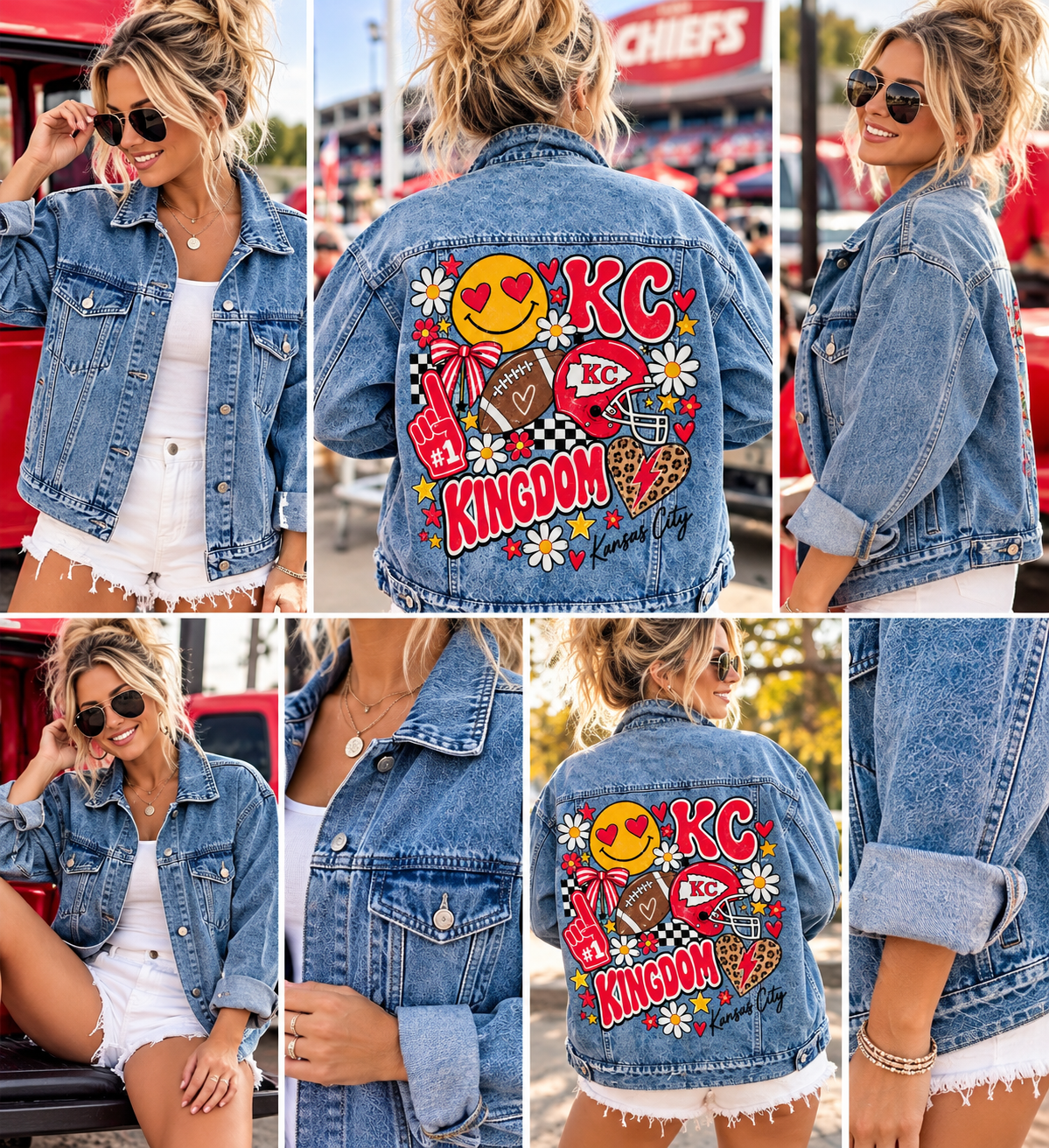 The KC Retro Free Spirit Oversized Denim Jacket