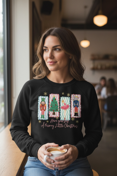 Have Yourself a Merry Little Christmas Crop Sweatshirt