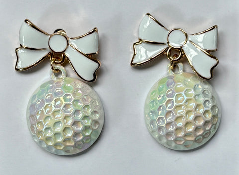 Golf Ball Earrings