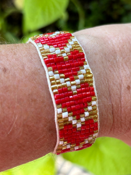 Heart Beaded Bracelet