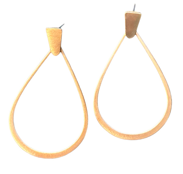 Matte Teardrop Earrings