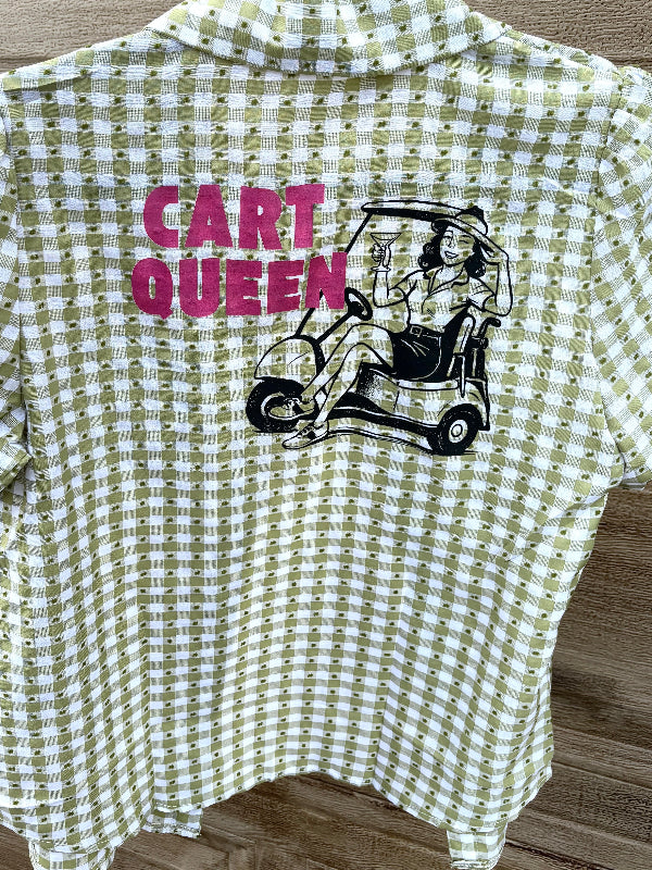 Cart Queen Gingham Top