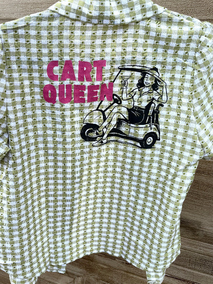 Cart Queen Gingham Top
