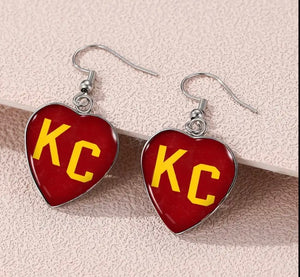 KC Heart Earrings