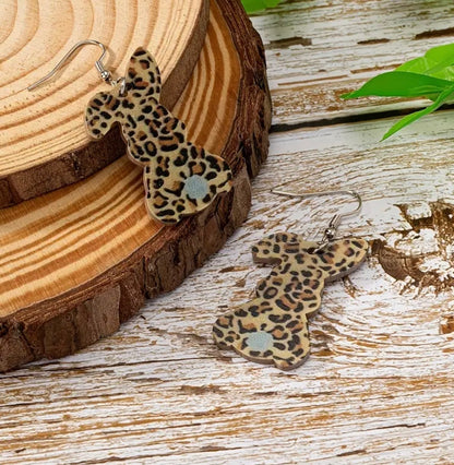 Leopard Bunny Earrings