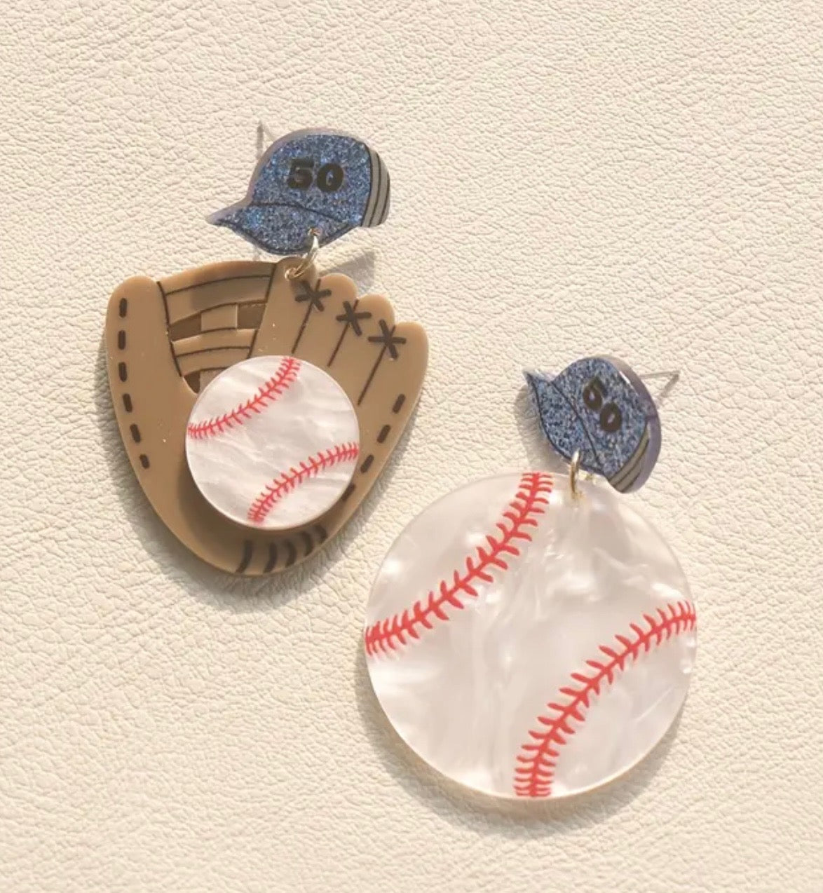 Baseball & Glove Earrings