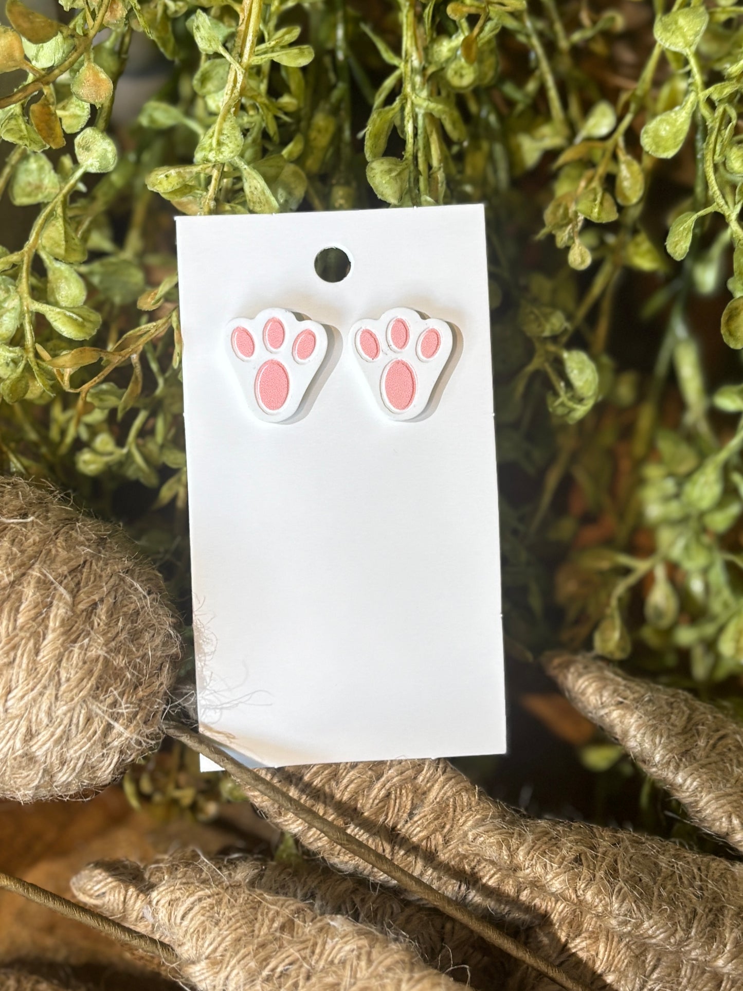 Bunny Paw Earrings