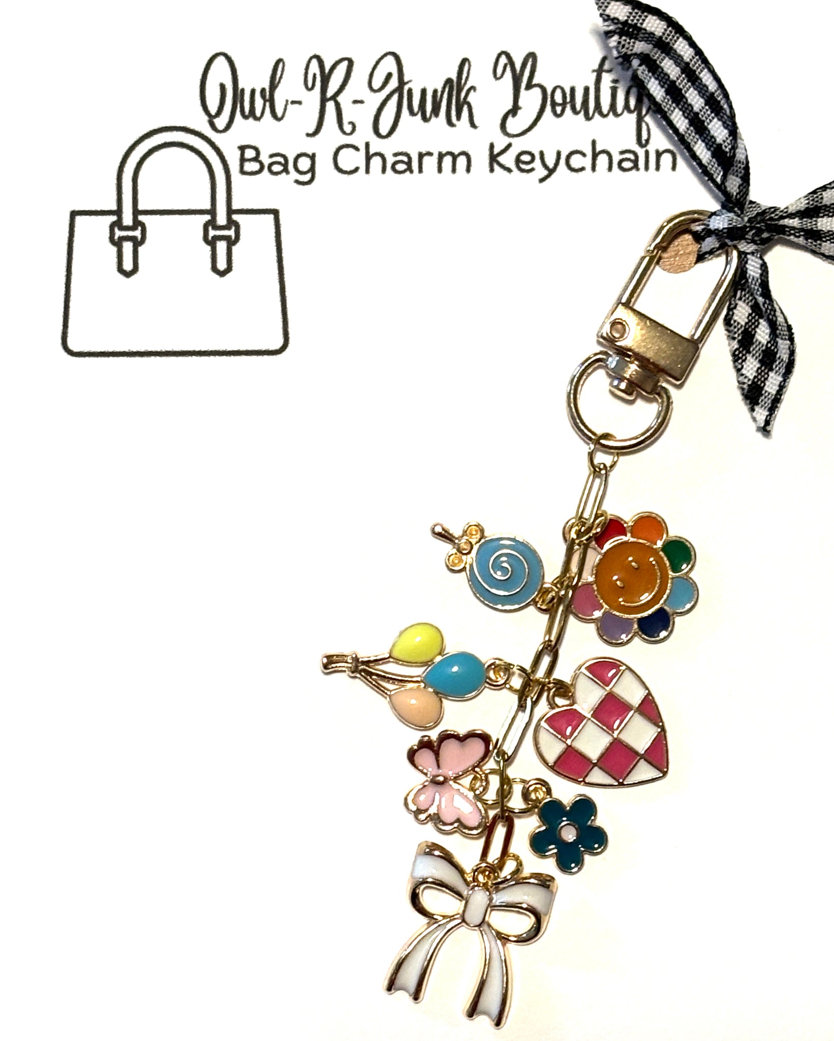 Bag Charm Keychain