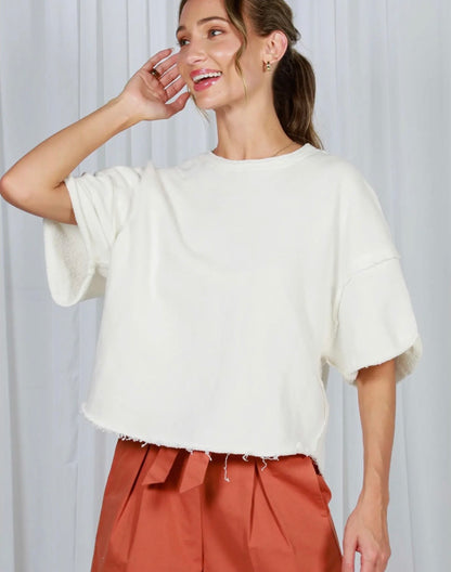 Weekend Escape Vintage Inspired Cut Edge Tee