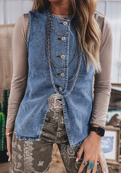 High Noon Denim Vest
