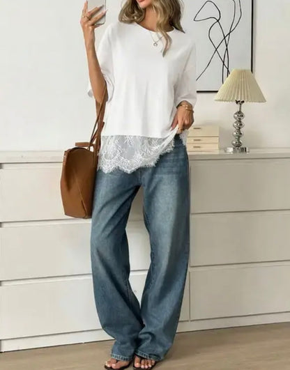 Bloom Lace Trim Soft Top