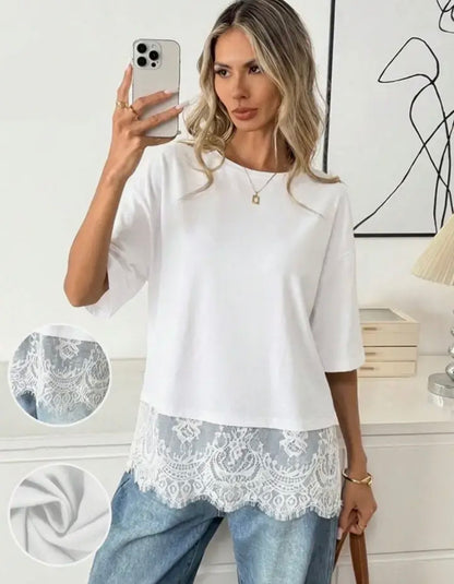 Bloom Lace Trim Soft Top