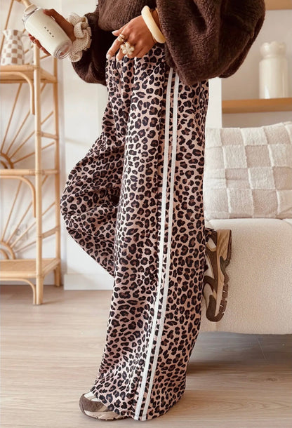 On the Prowl cheetah Wide Leg Pant