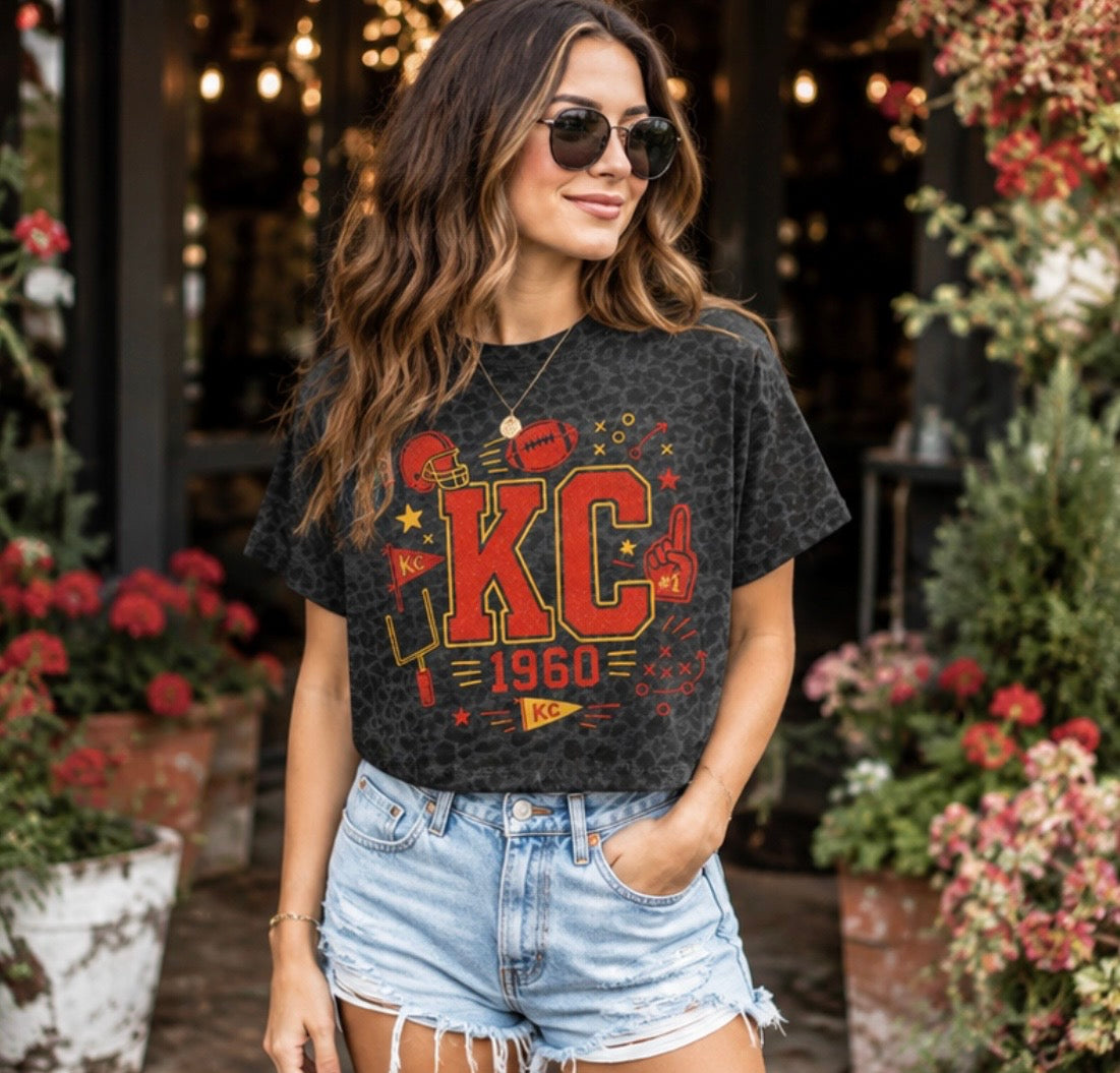 KC 1960 Leopard Tee