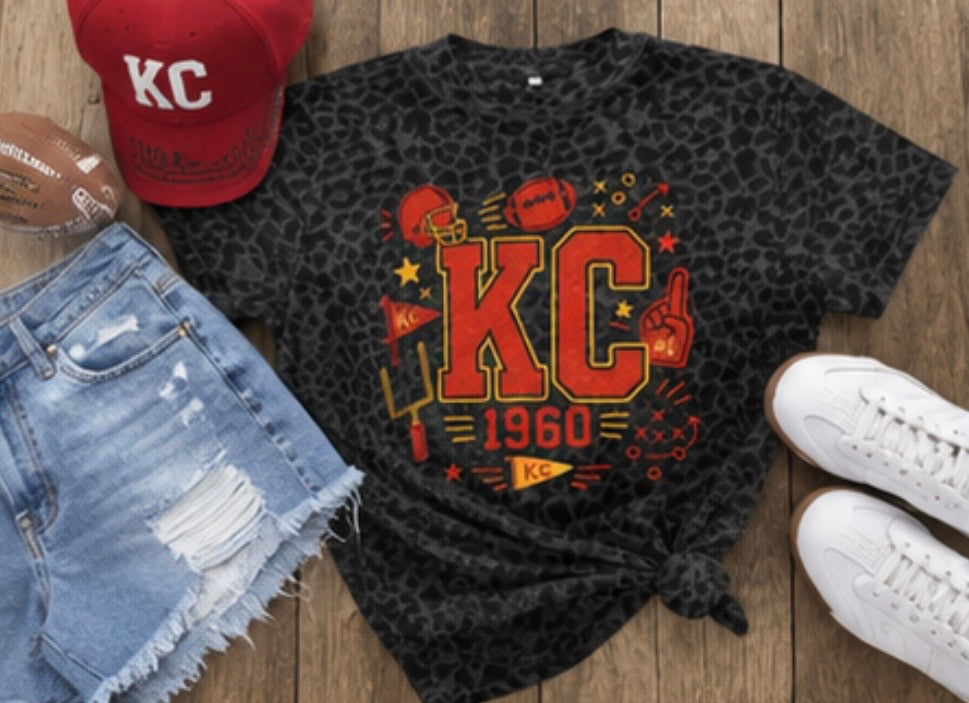 KC 1960 Leopard Tee