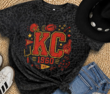 KC 1960 Leopard Tee