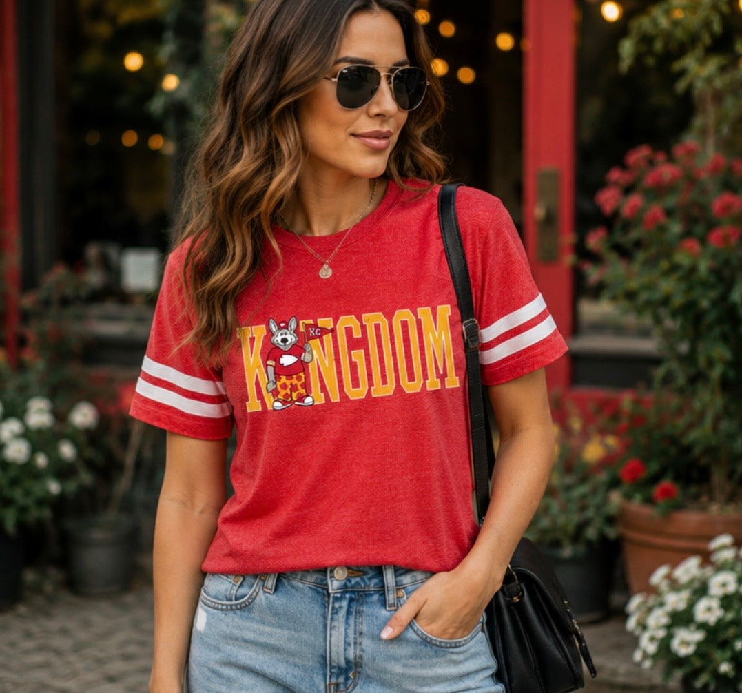 Kingdom Stripe Sleeve Tee