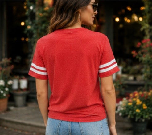Kingdom Stripe Sleeve Tee