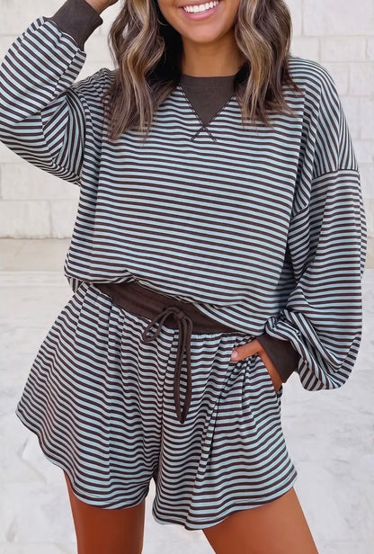 The Sunday Striped Two Piece Set