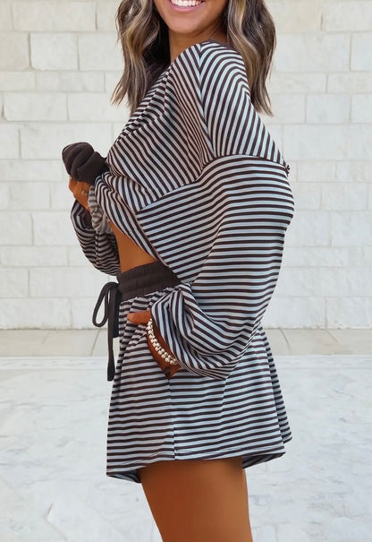 The Sunday Striped Two Piece Set
