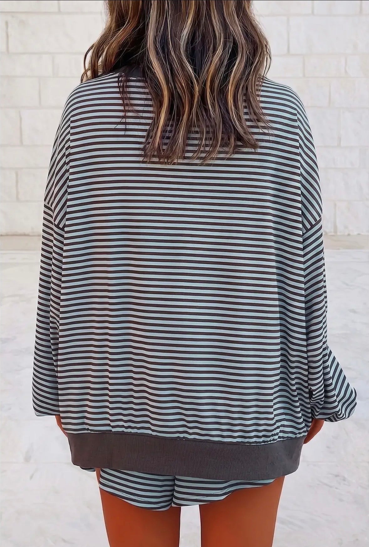 The Sunday Striped Two Piece Set