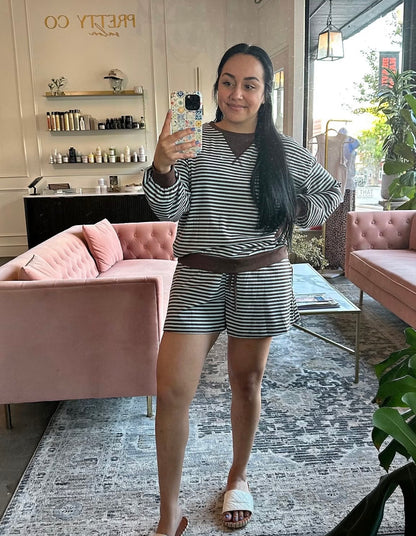 The Sunday Striped Two Piece Set