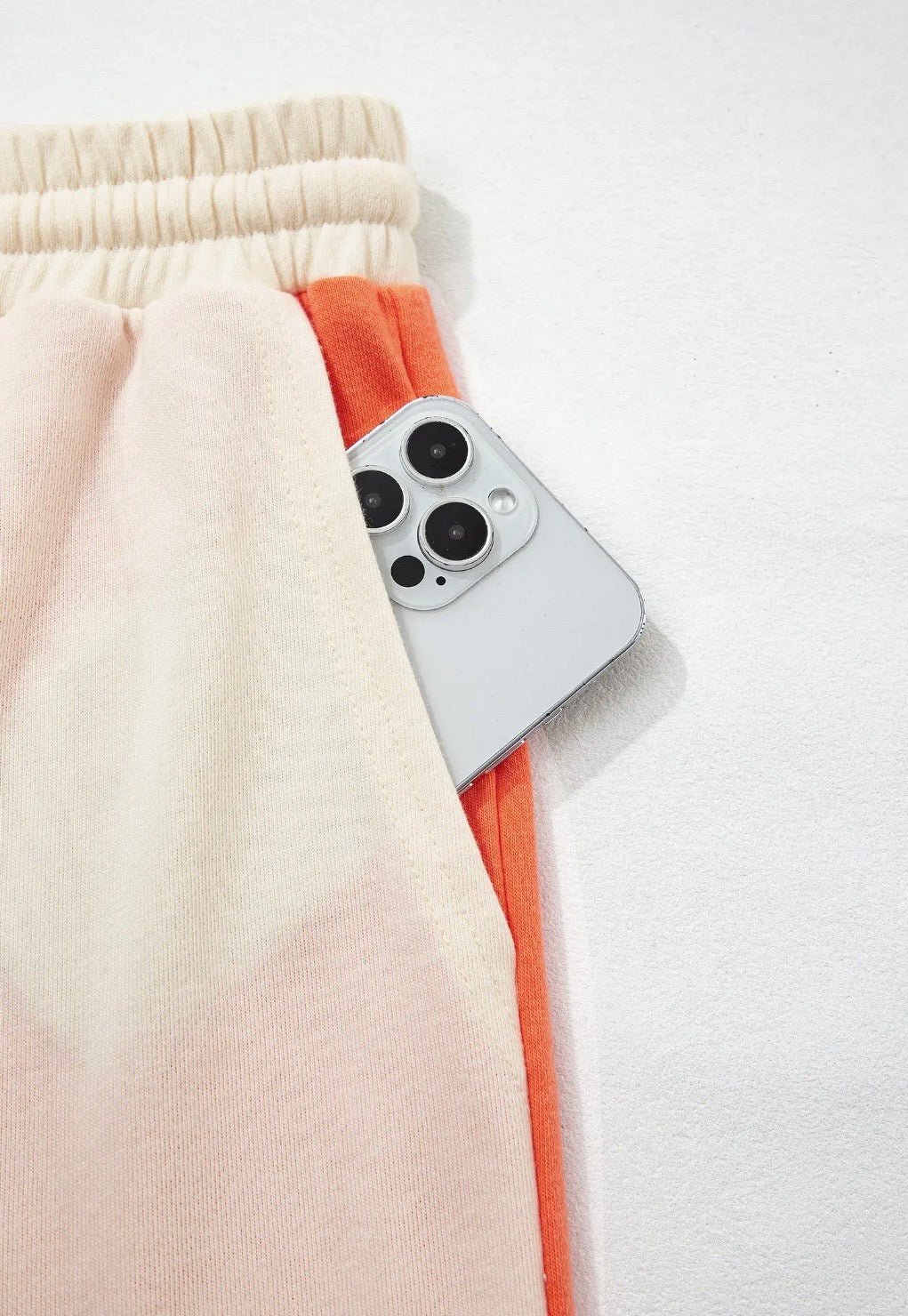 Creamsicle Colorblock Wide Leg Pants