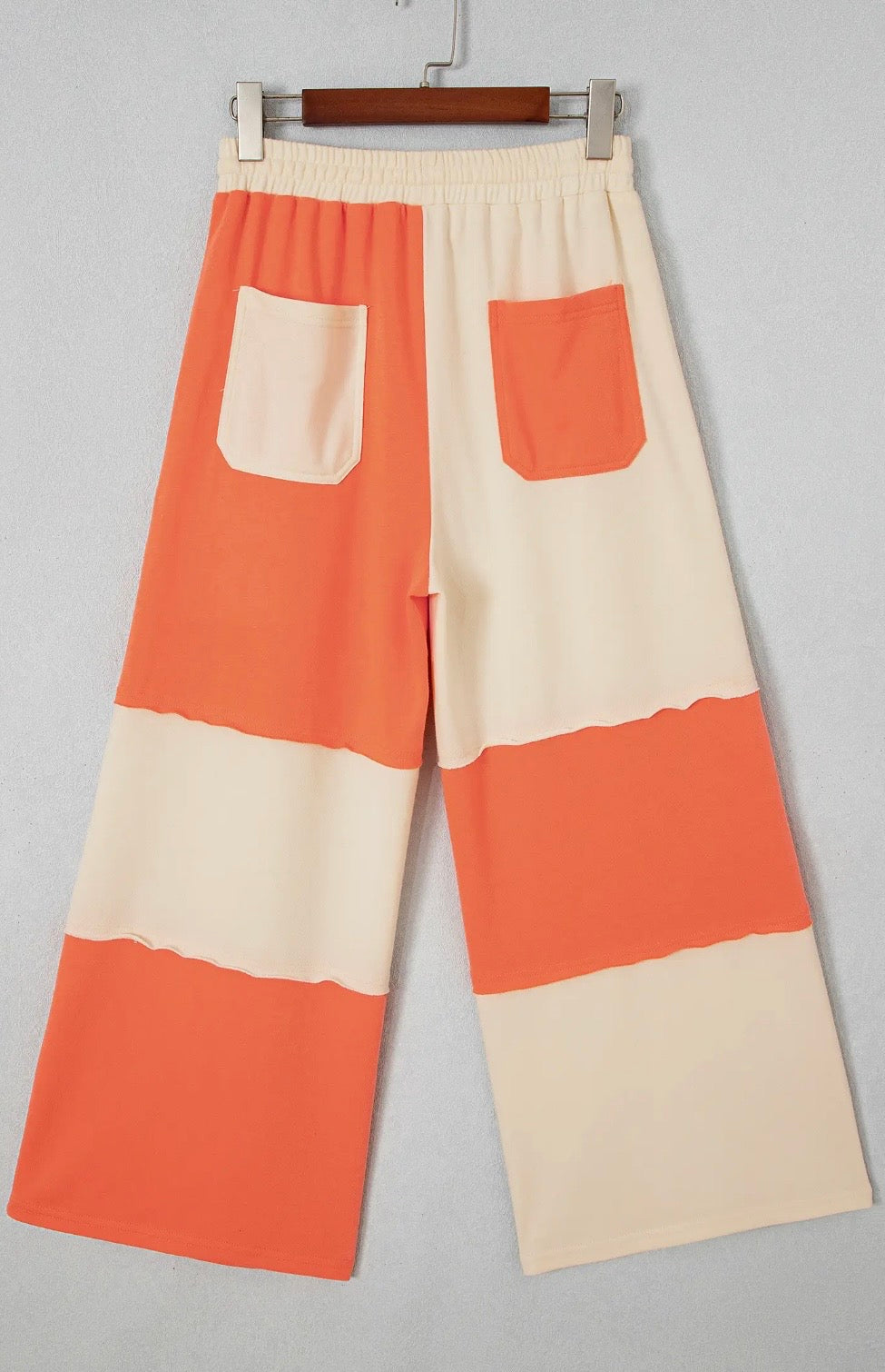 Creamsicle Colorblock Wide Leg Pants